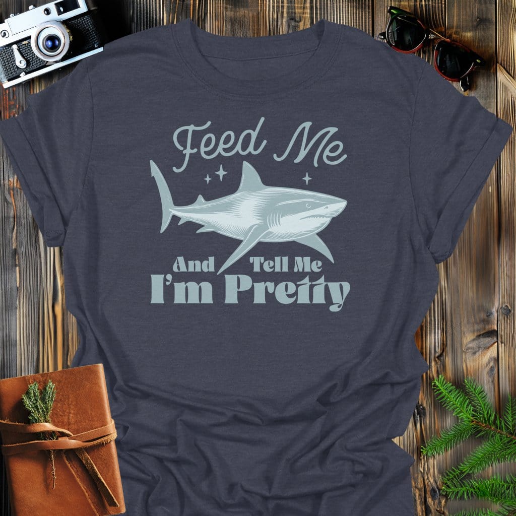 Pretty Predator T-Shirt In Dark Heather / S Lightweight adventure tee for outdoor lovers Perfect for hiking camping or road trips Made from soft breathable cotton for all-day comfort Ideal for nature lovers and adventurers FAYO Threads outdoor apparel remember Fun Awaits You Outside