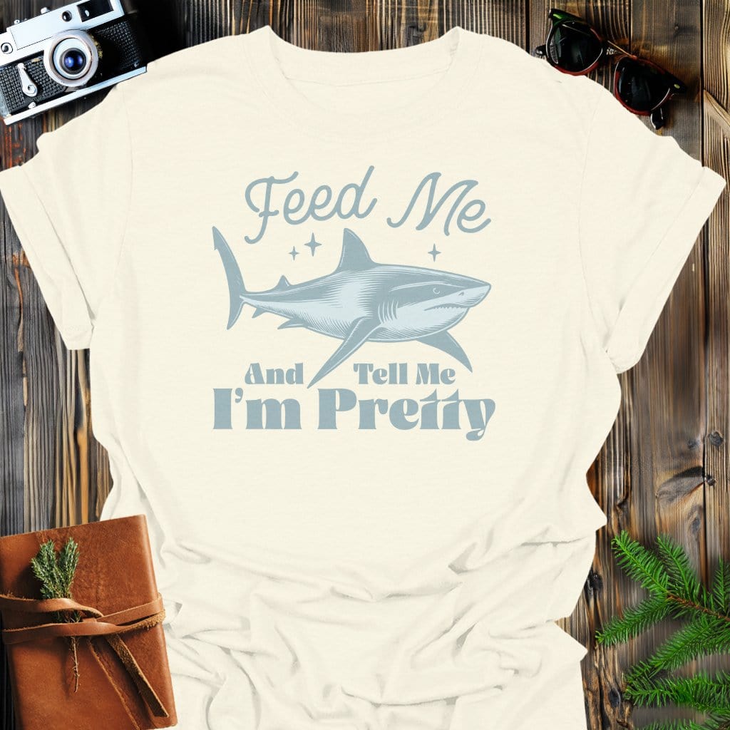 Pretty Predator T-Shirt In Natural / S Lightweight adventure tee for outdoor lovers Perfect for hiking camping or road trips Made from soft breathable cotton for all-day comfort Ideal for nature lovers and adventurers FAYO Threads outdoor apparel remember Fun Awaits You Outside