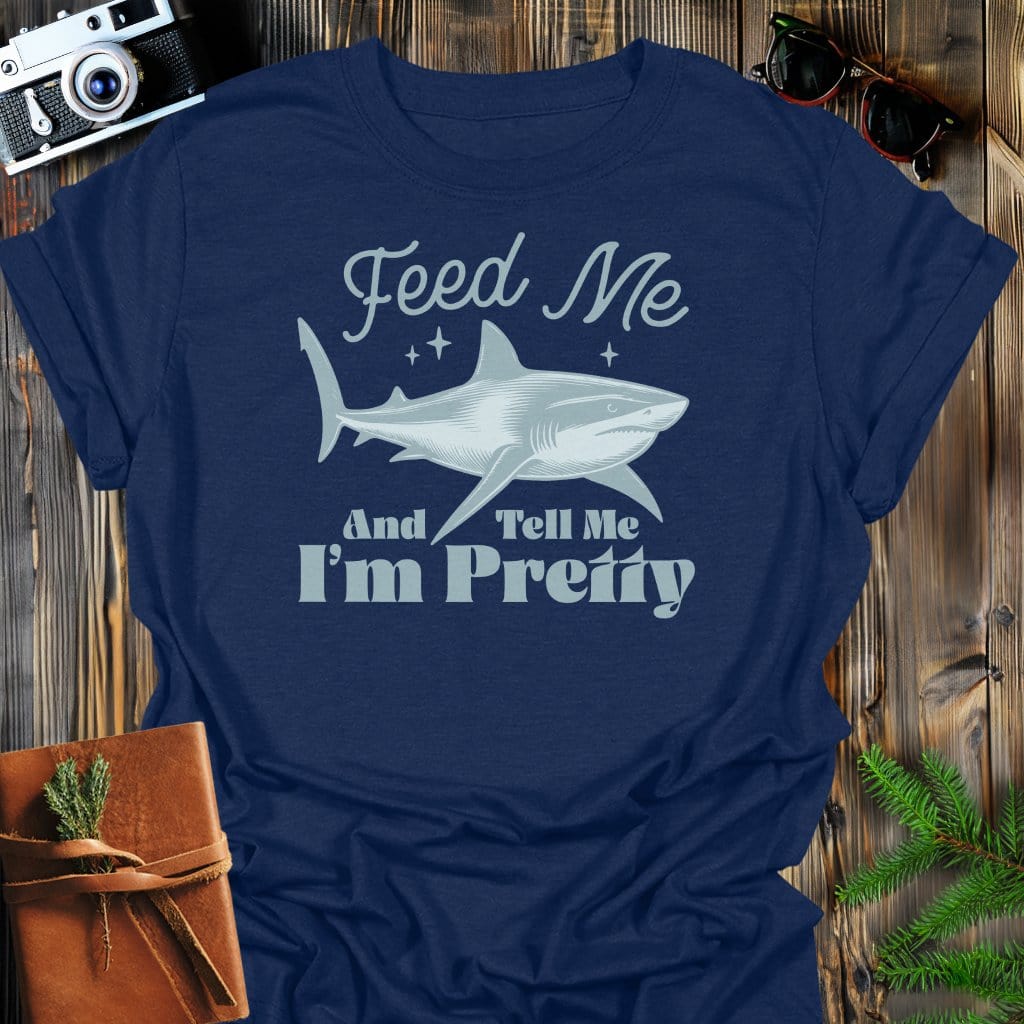 Pretty Predator T-Shirt In Navy / S Lightweight adventure tee for outdoor lovers Perfect for hiking camping or road trips Made from soft breathable cotton for all-day comfort Ideal for nature lovers and adventurers FAYO Threads outdoor apparel remember Fun Awaits You Outside