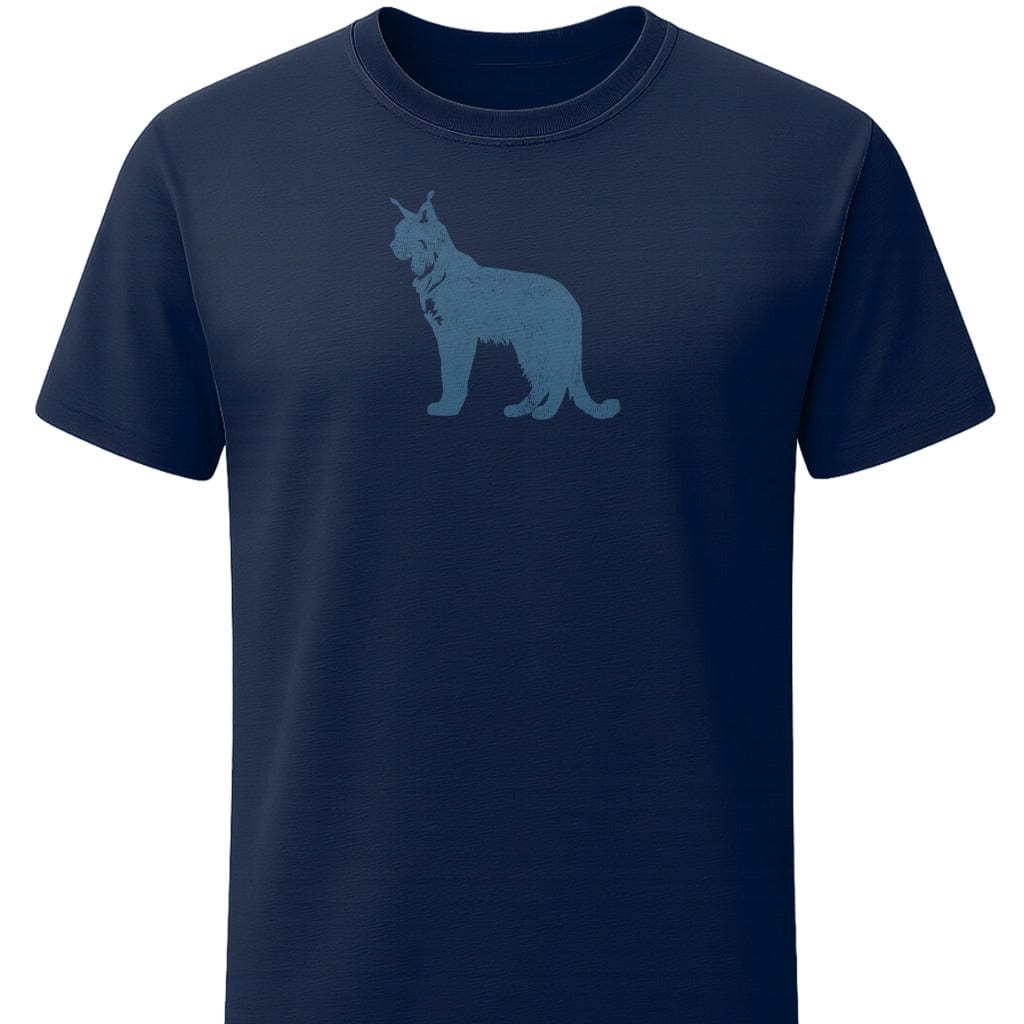 Vintage Bobcat T-Shirt In S / Navy Lightweight adventure tee for outdoor lovers Perfect for hiking camping or road trips Made from soft breathable cotton for all-day comfort Ideal for nature lovers and adventurers FAYO Threads outdoor apparel remember Fun Awaits You Outside