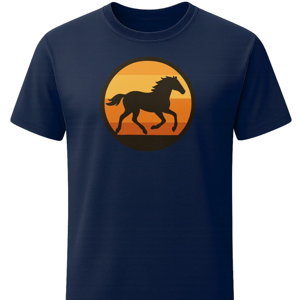 Wild Horizon T-Shirt In S / Navy Lightweight adventure tee for outdoor lovers Perfect for hiking camping or road trips Made from soft breathable cotton for all-day comfort Ideal for nature lovers and adventurers FAYO Threads outdoor apparel remember Fun Awaits You Outside