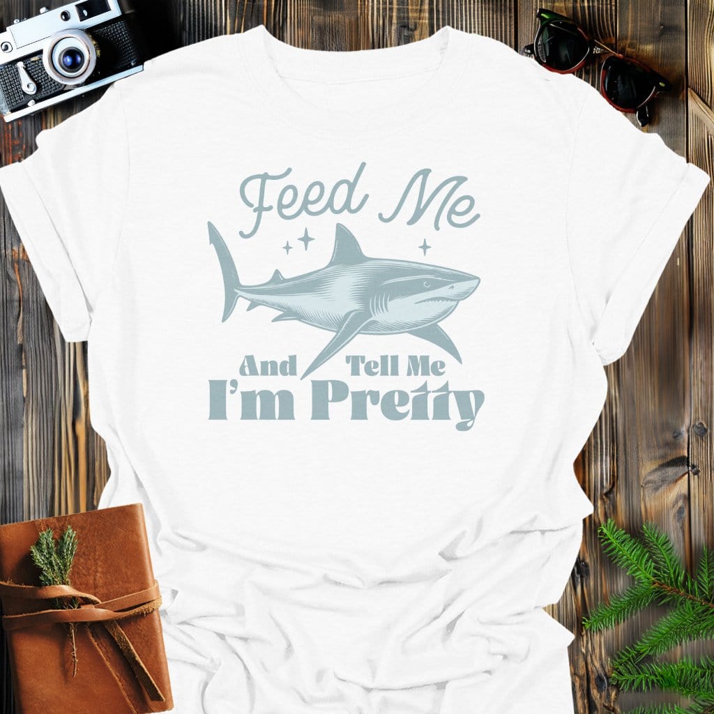 Pretty Predator T-Shirt In White / S Lightweight adventure tee for outdoor lovers Perfect for hiking camping or road trips Made from soft breathable cotton for all-day comfort Ideal for nature lovers and adventurers FAYO Threads outdoor apparel remember Fun Awaits You Outside