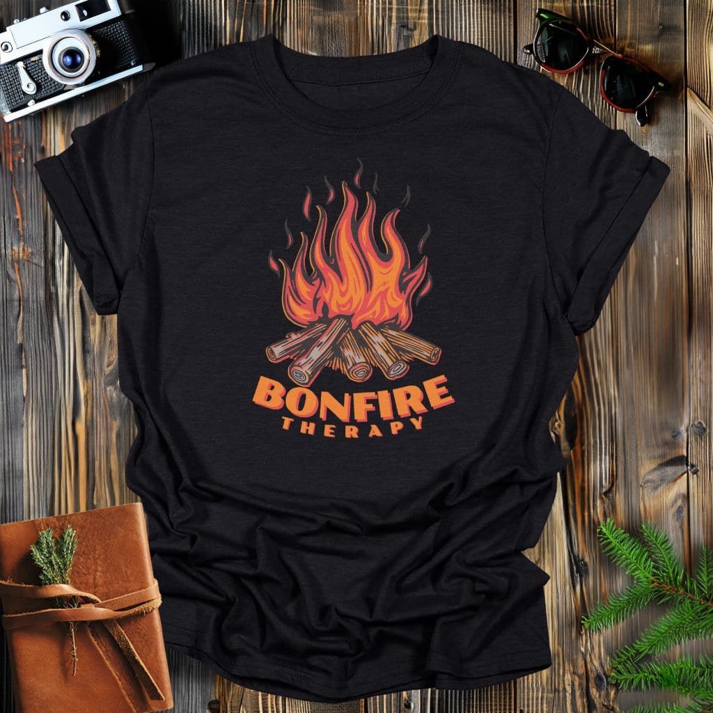 MyDesigns Physical Item Black / S Bonfire Therapy T-Shirt