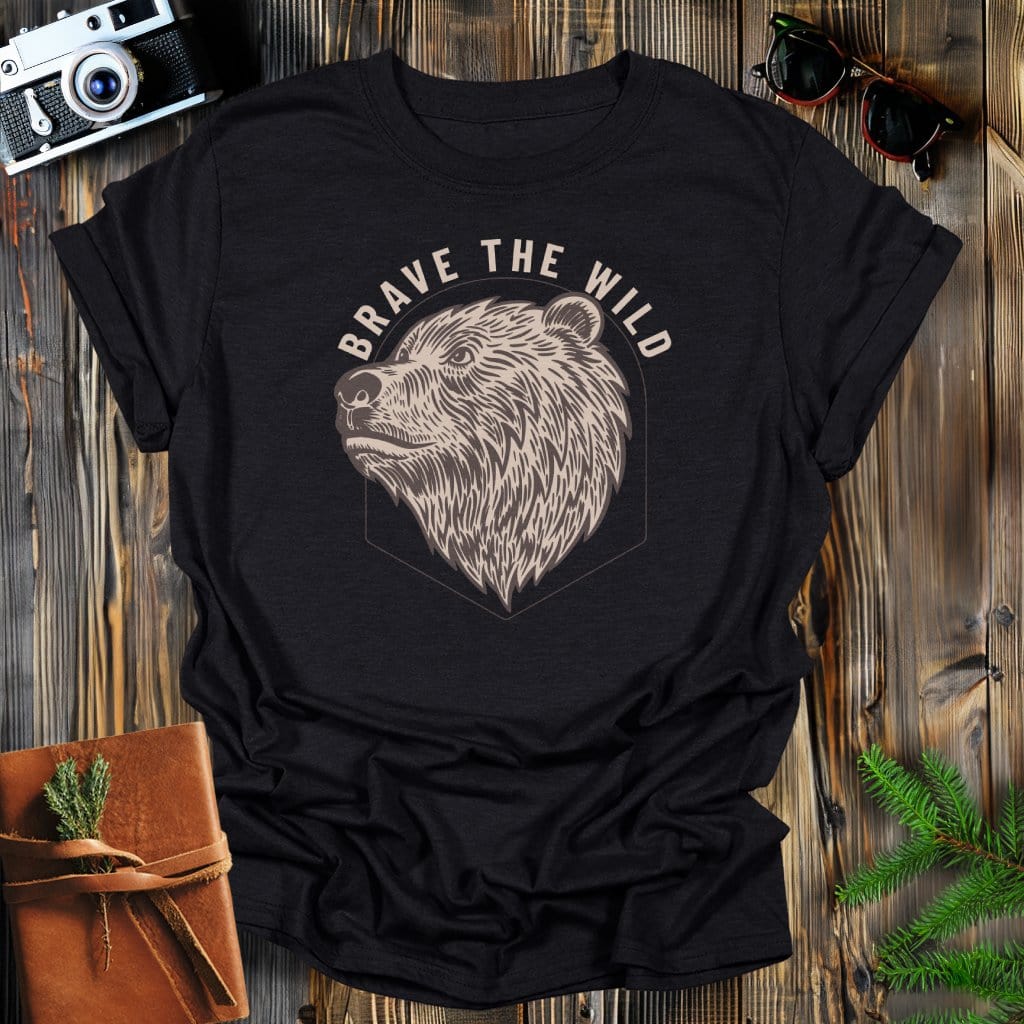 MyDesigns Physical Item Black / S Brave The Wild T-Shirt