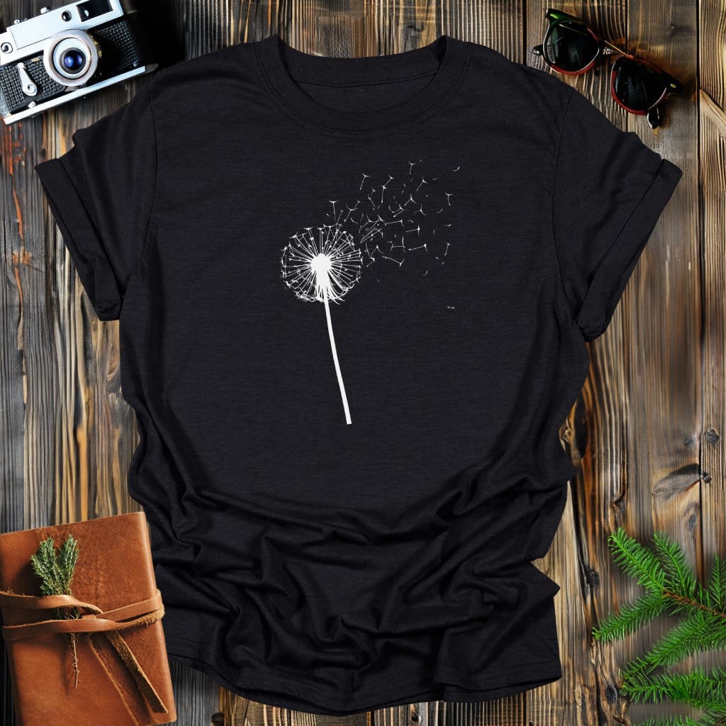 MyDesigns Physical Item Black / S Dandelion T-Shirt