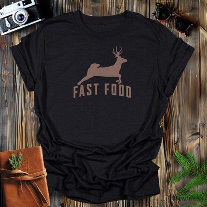 MyDesigns Physical Item Black / S Fast Food Buck T-Shirt