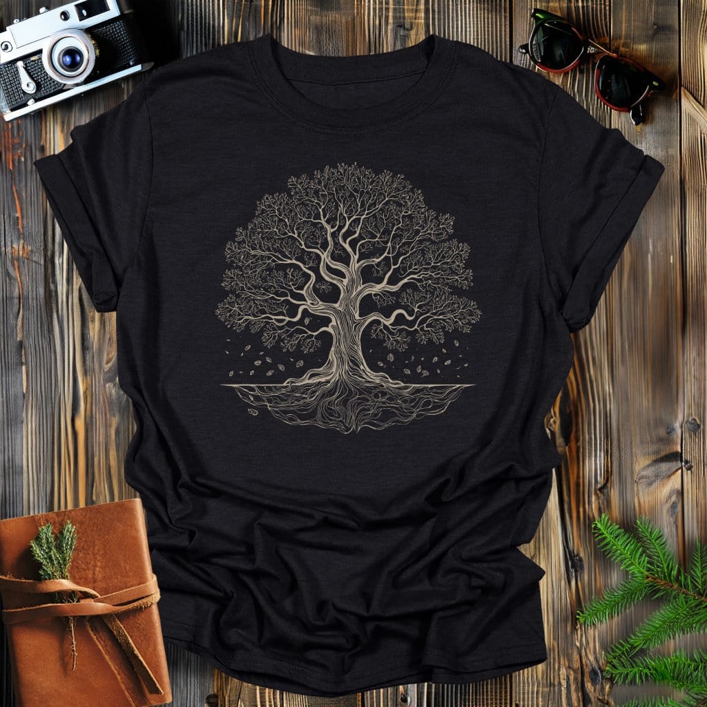 MyDesigns Physical Item Black / S Growth in the Winter T-Shirt