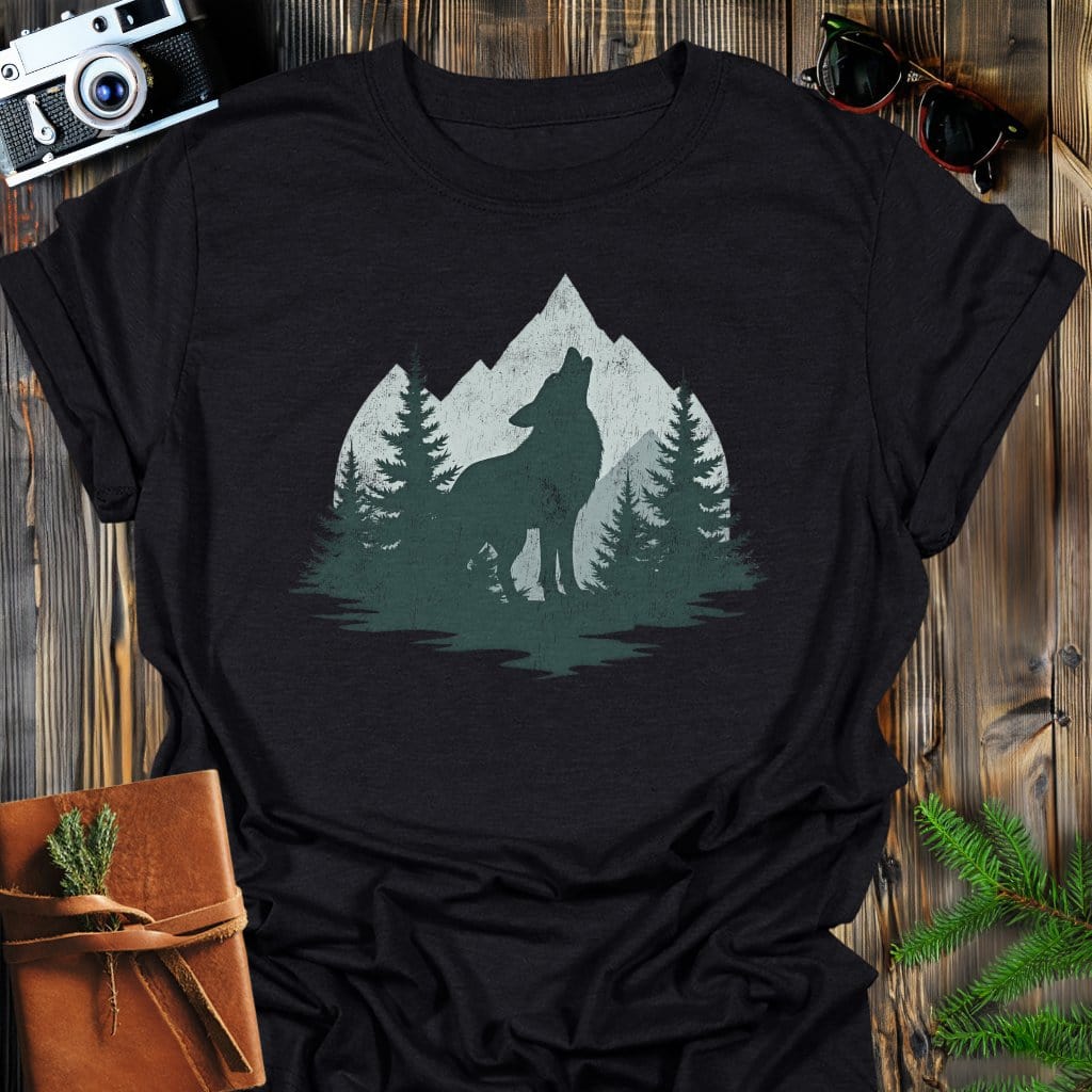 MyDesigns Physical Item Black / S Howl to the Peaks T-Shirt