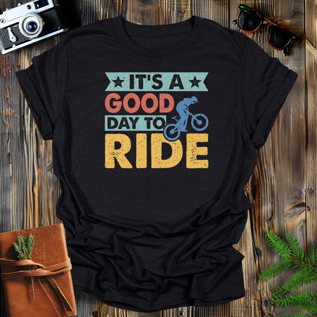 MyDesigns Physical Item Black / S It's a Good Day To Ride BMX T-Shirt