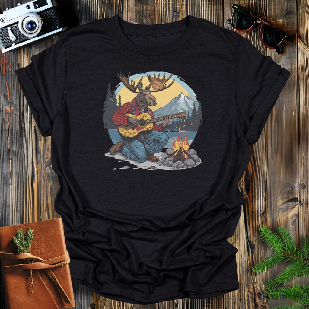 MyDesigns Physical Item Black / S Moose Country Mountain Jam T-Shirt