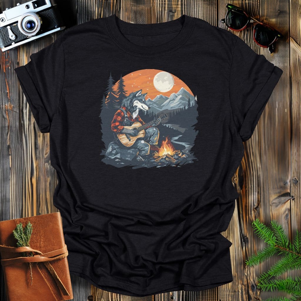 MyDesigns Physical Item Black / S Wolf Mountain Jam T-Shirt