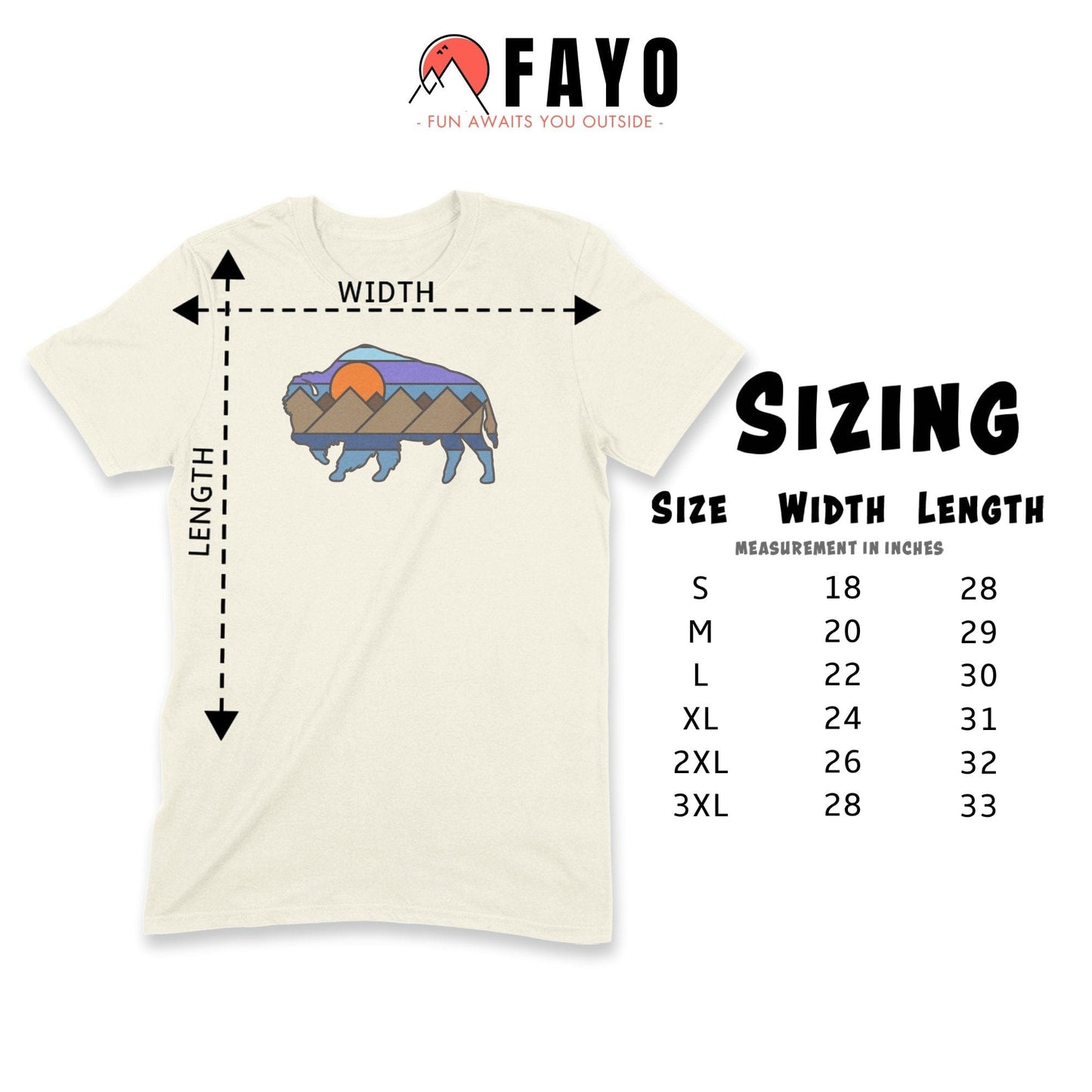 MyDesigns Physical Item Buffalo Sunset T-Shirt