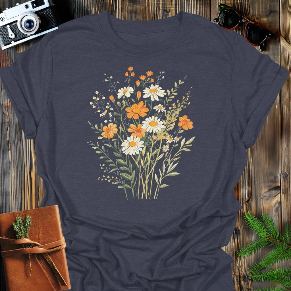 MyDesigns Physical Item Dark Heather / S Daisy Dreams T-Shirt