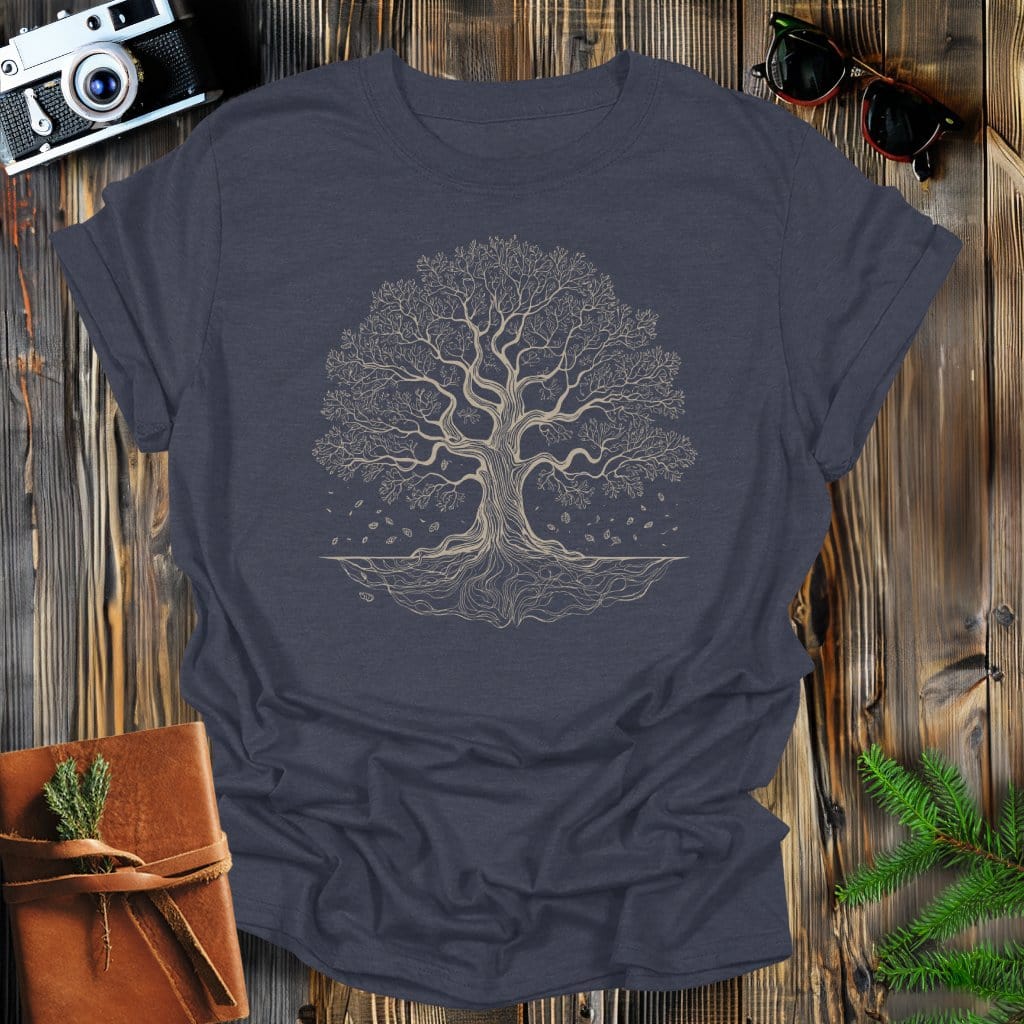 MyDesigns Physical Item Dark Heather / S Growth in the Winter T-Shirt