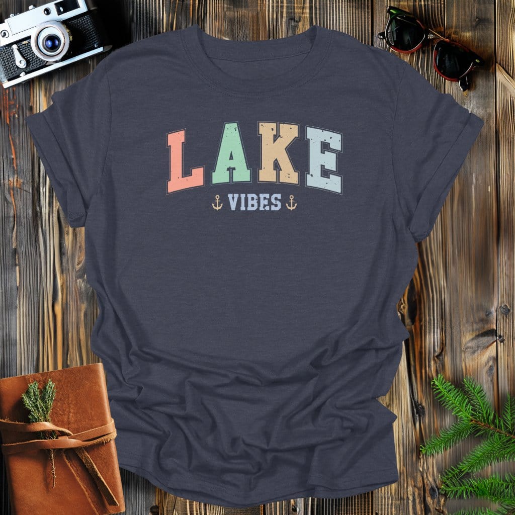 MyDesigns Physical Item Dark Heather / S Lake Vibes T-Shirt