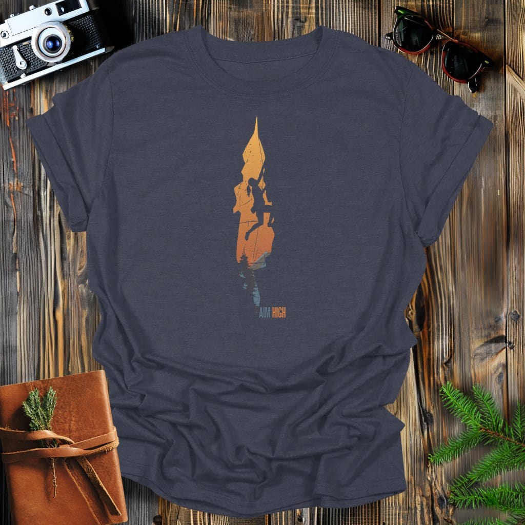 MyDesigns Physical Item Dark Heather / S Woman Mountain Climbing T-Shirt