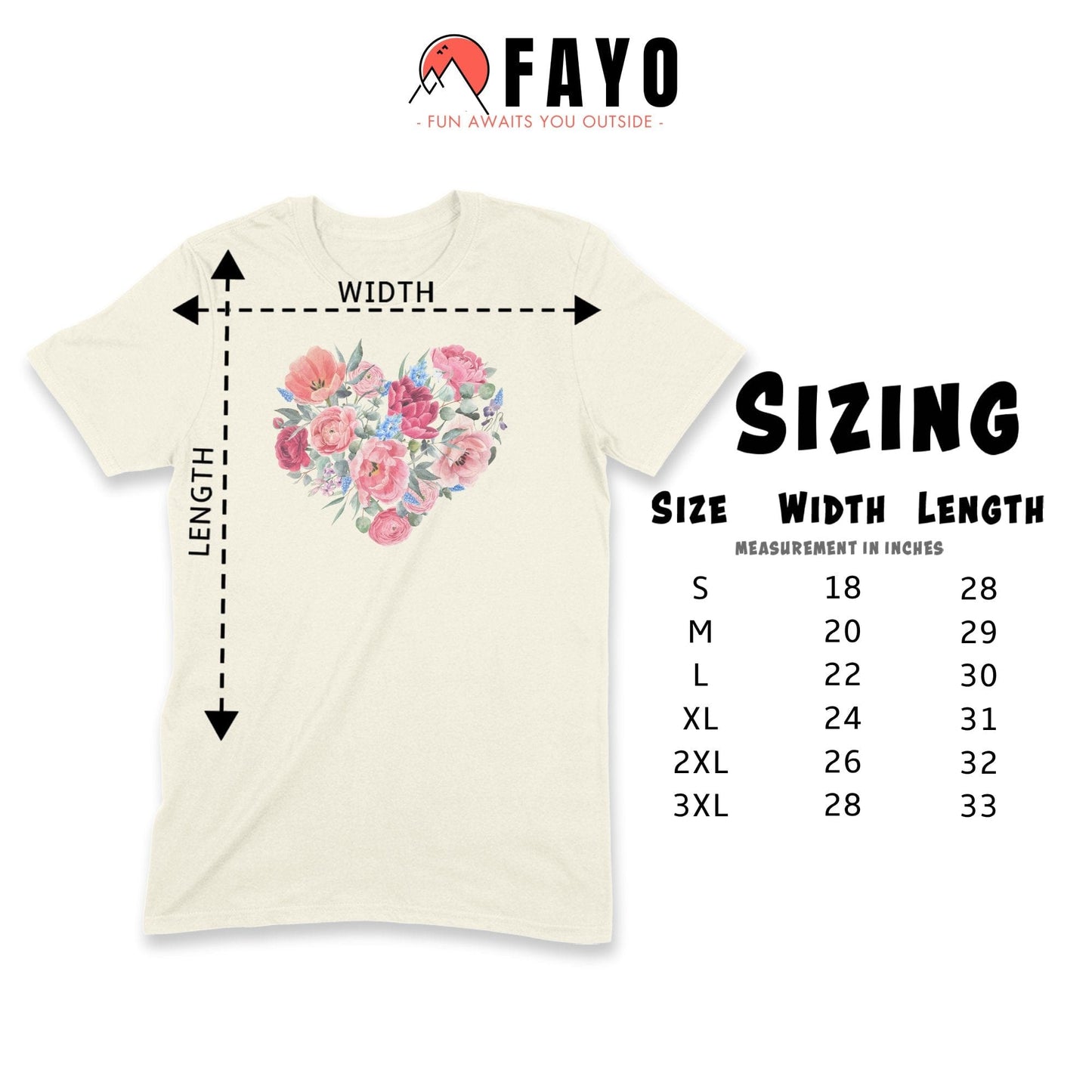 MyDesigns Physical Item Floral Heart T-Shirt