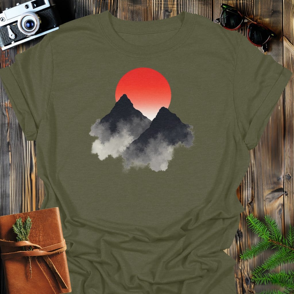 MyDesigns Physical Item Military Green / S Eclipse Ridge T-Shirt