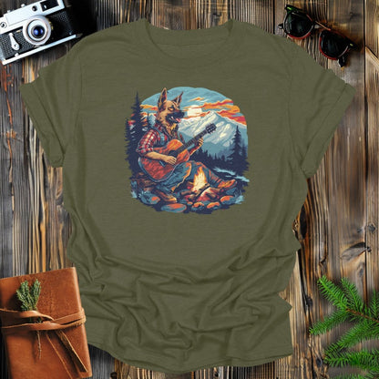 MyDesigns Physical Item Military Green / S German Shepherd Country Jam T-Shirt