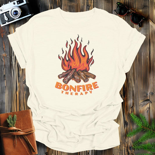 MyDesigns Physical Item Natural / S Bonfire Therapy T-Shirt