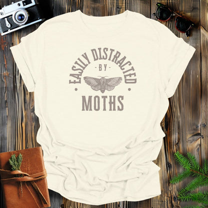 MyDesigns Physical Item Natural / S Easily Distracted By Moths T-Shirt