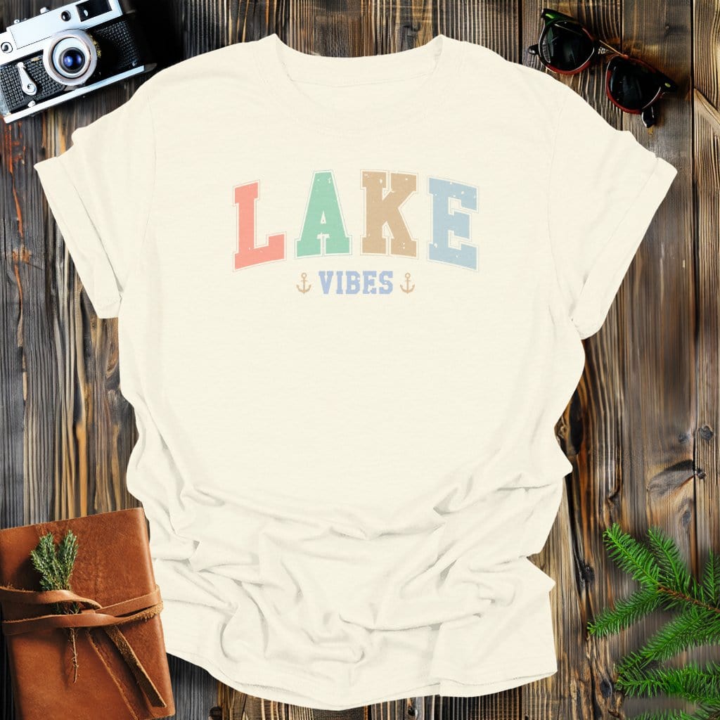 MyDesigns Physical Item Natural / S Lake Vibes T-Shirt