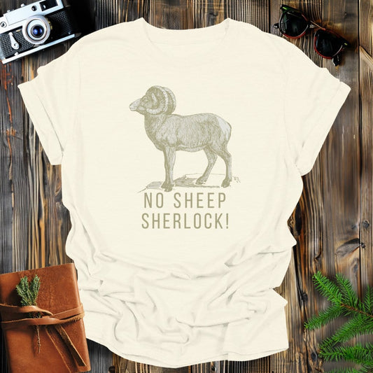 MyDesigns Physical Item Natural / S No Sheep Sherlock T-Shirt