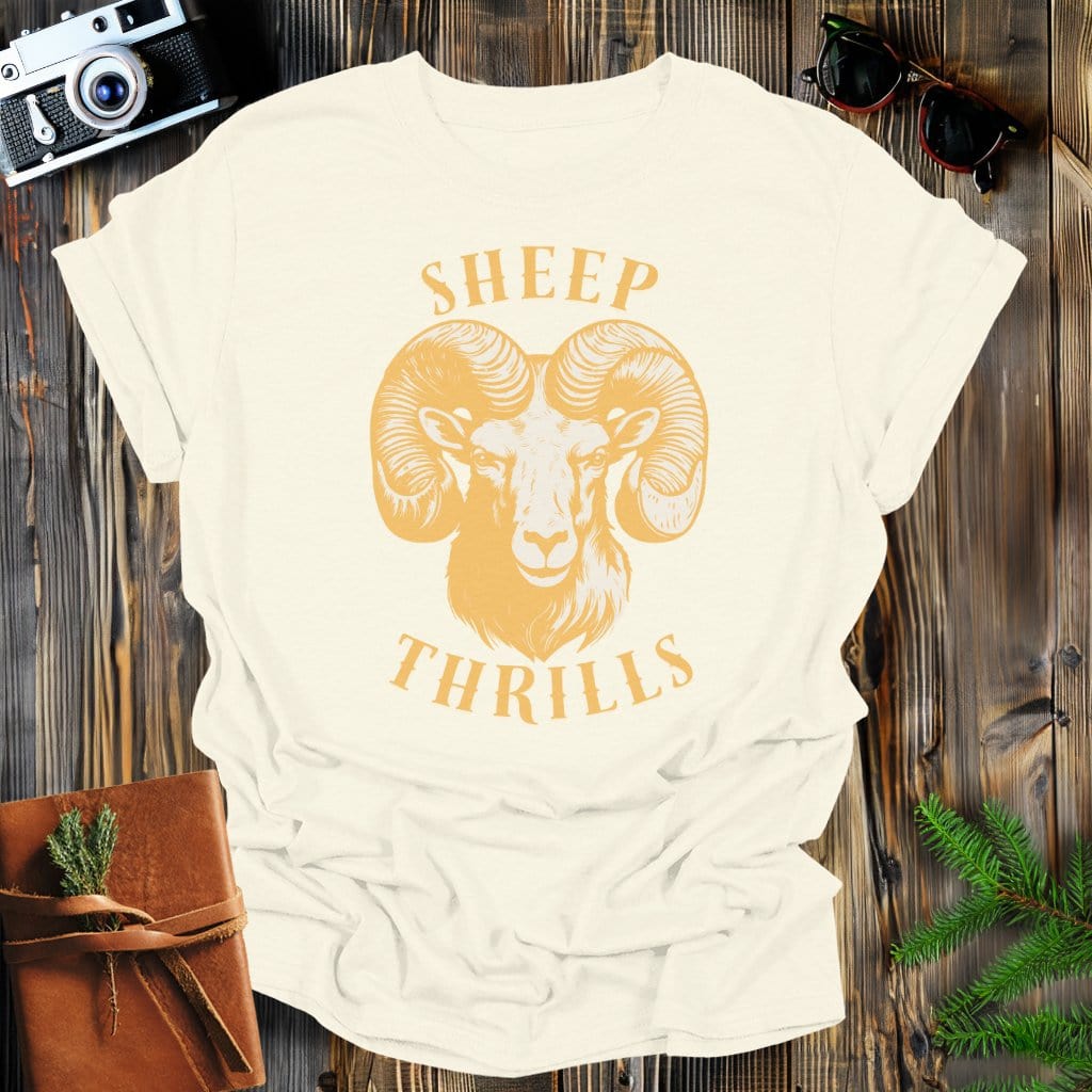 MyDesigns Physical Item Natural / S Sheep Thrills T-Shirt