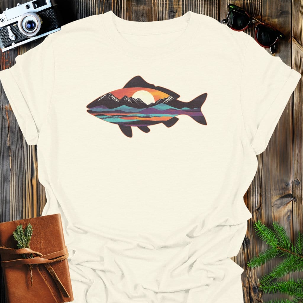 MyDesigns Physical Item Natural / S Sunset Catch T-Shirt