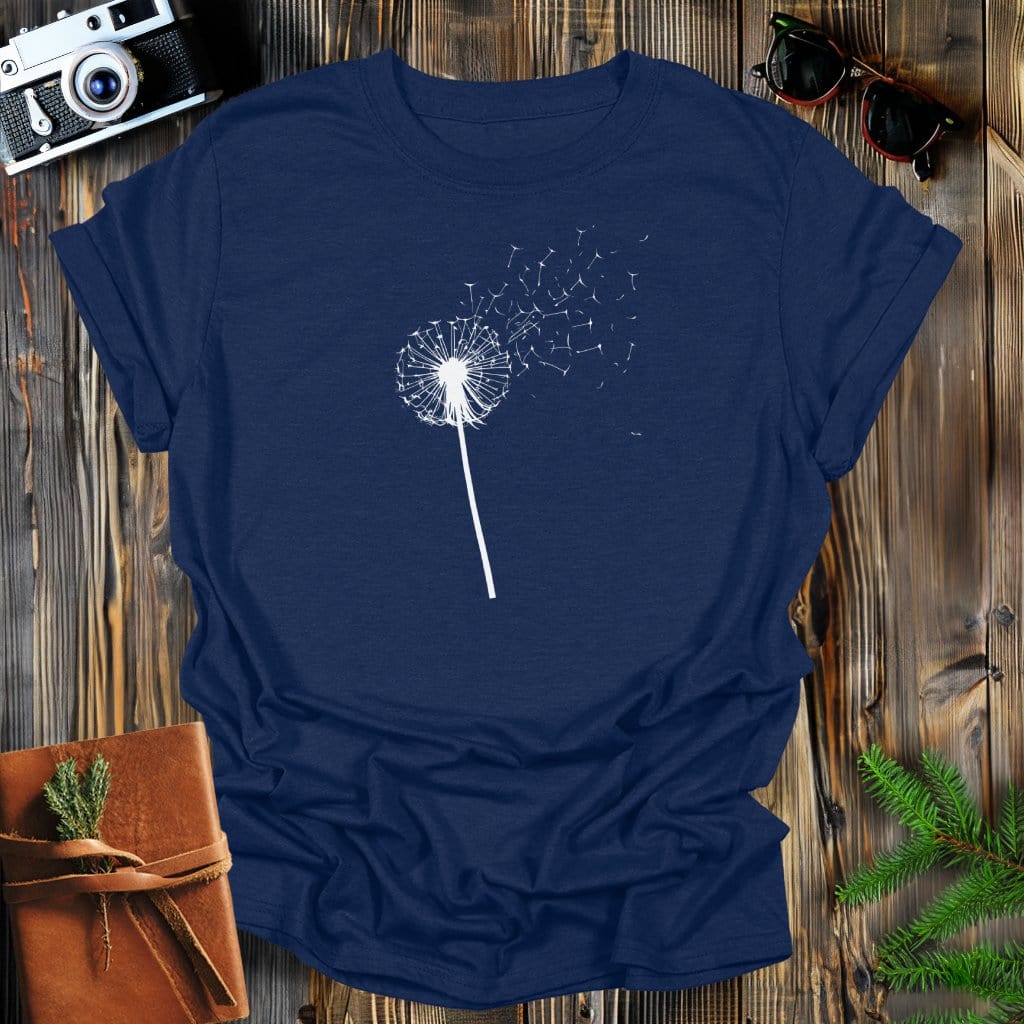 MyDesigns Physical Item Navy / S Dandelion T-Shirt