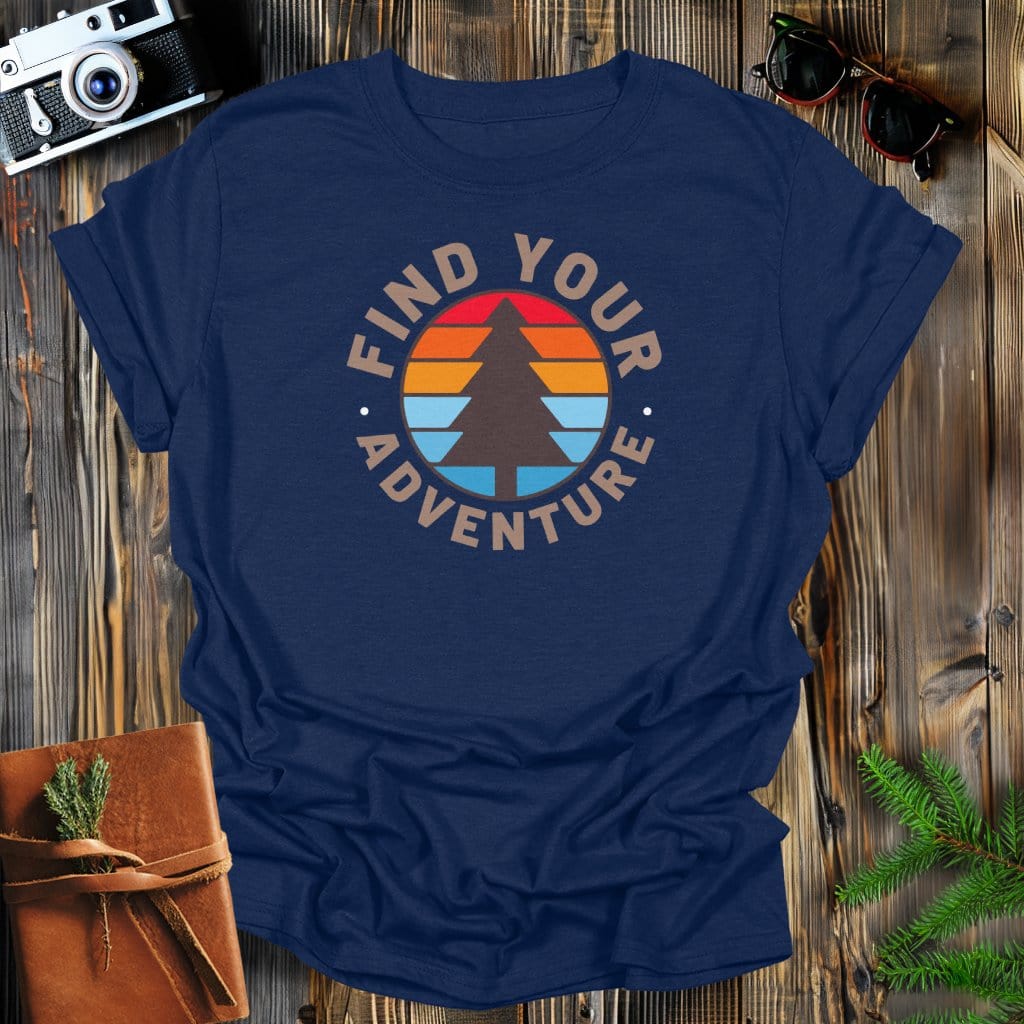 MyDesigns Physical Item Navy / S Find Your Adventure T-Shirt