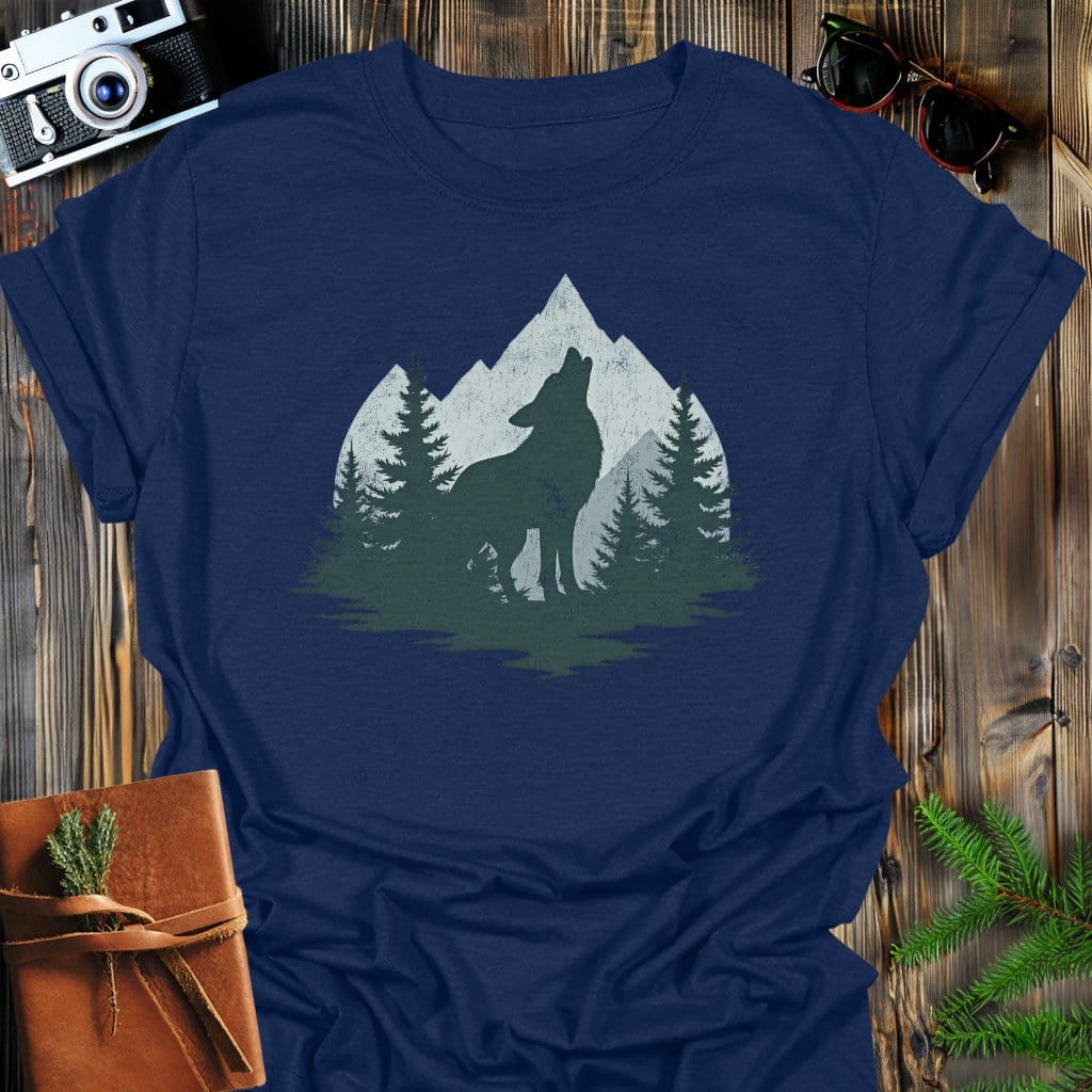 MyDesigns Physical Item Navy / S Howl to the Peaks T-Shirt