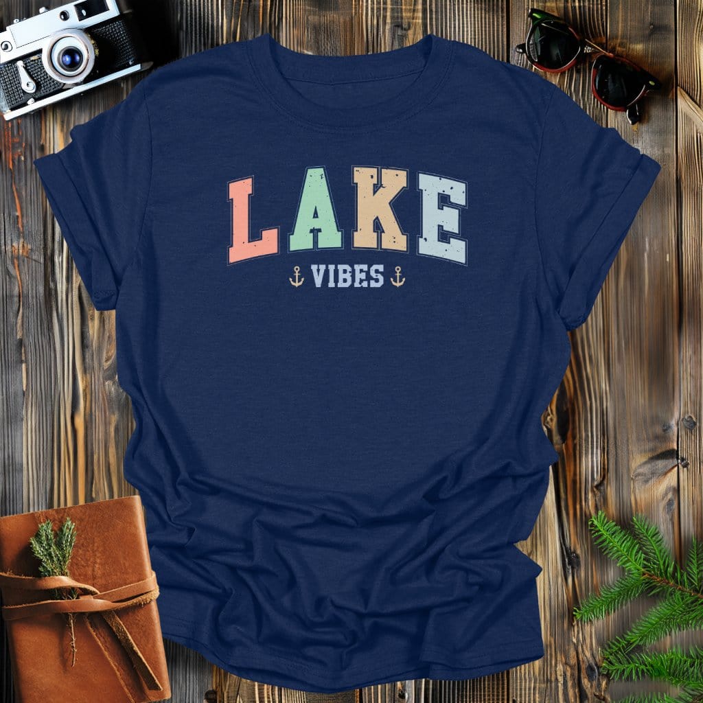 MyDesigns Physical Item Navy / S Lake Vibes T-Shirt