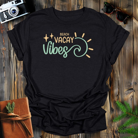 MyDesigns Physical Item S / Black Beach Vacay Vibes T-Shirt