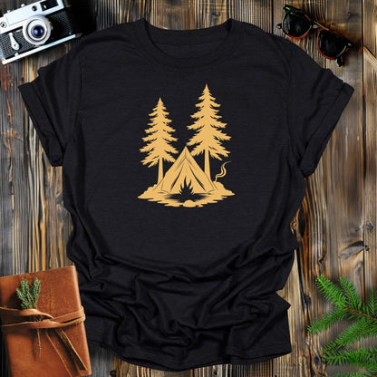 MyDesigns Physical Item S / Black Camping Necessities T-Shirt