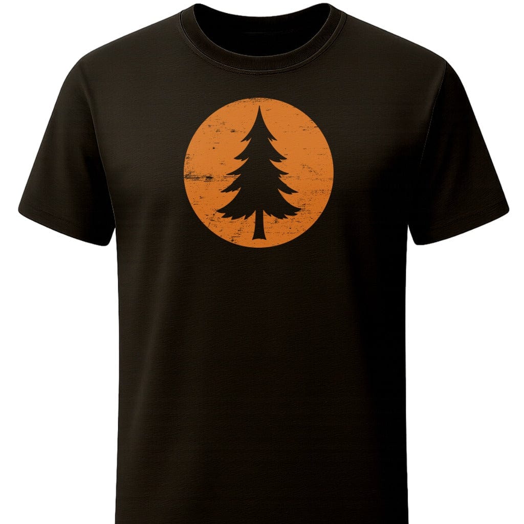Distressed Tree T-Shirt In S / Black Lightweight adventure tee for outdoor lovers Perfect for hiking camping or road trips Made from soft breathable cotton for all-day comfort Ideal for nature lovers and adventurers FAYO Threads outdoor apparel remember Fun Awaits You Outside