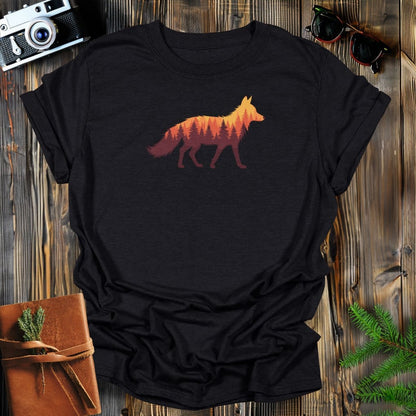 MyDesigns Physical Item S / Black Forest Fox T-Shirt