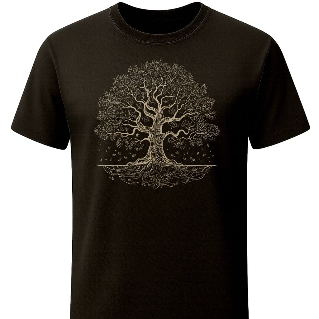 Growth in the Winter T-Shirt In S / Black Lightweight adventure tee for outdoor lovers Perfect for hiking camping or road trips Made from soft breathable cotton for all-day comfort Ideal for nature lovers and adventurers FAYO Threads outdoor apparel remember Fun Awaits You Outside