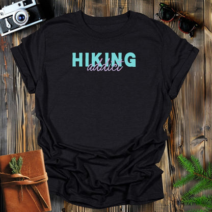 MyDesigns Physical Item S / Black Hiking Addict T-Shirt