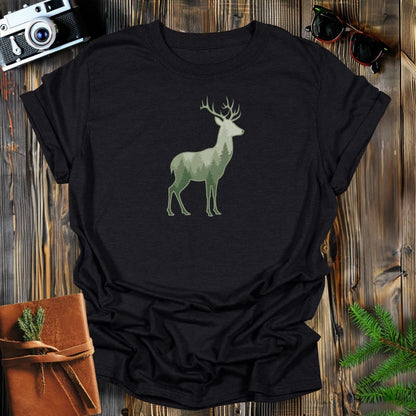 MyDesigns Physical Item S / Black Serene Buck T-Shirt