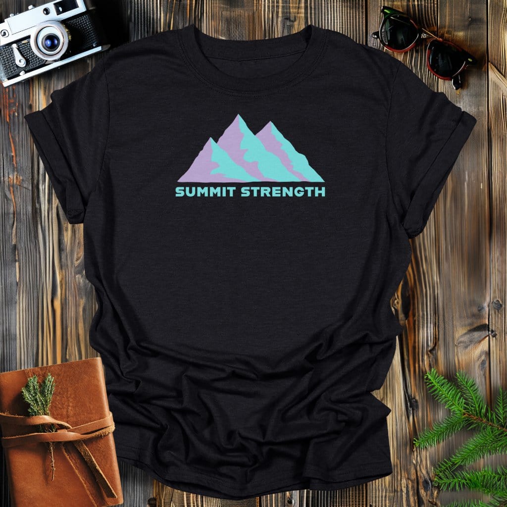 MyDesigns Physical Item S / Black Summit Strength T-Shirt