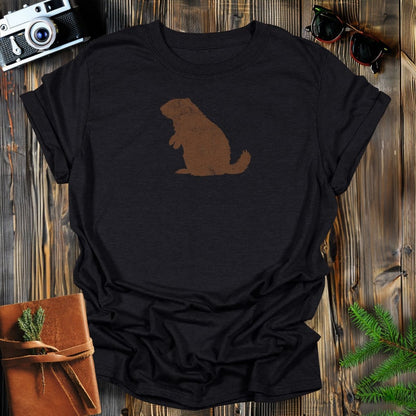 MyDesigns Physical Item S / Black Vintage Gopher T-Shirt