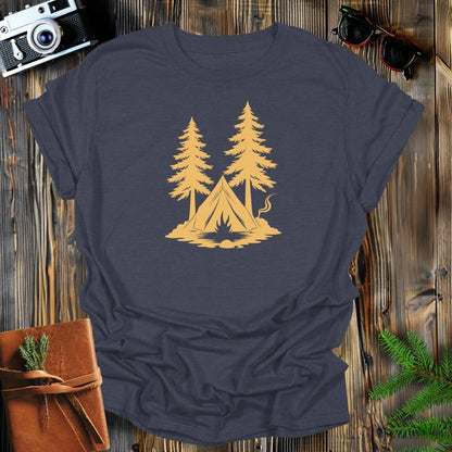 MyDesigns Physical Item S / Dark Heather Camping Necessities T-Shirt