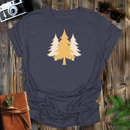 MyDesigns Physical Item S / Dark Heather Golden Evergreen T-Shirt