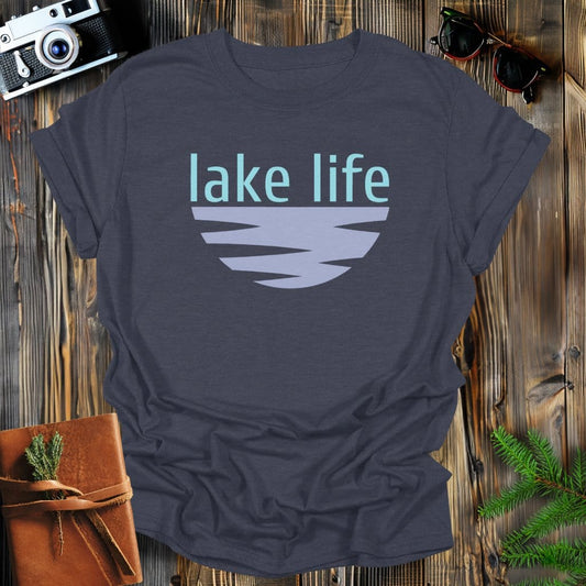 MyDesigns Physical Item S / Dark Heather Lake Life T-Shirt