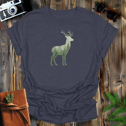 MyDesigns Physical Item S / Dark Heather Serene Buck T-Shirt