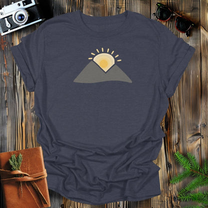 MyDesigns Physical Item S / Dark Heather Simple Sunrise T-Shirt