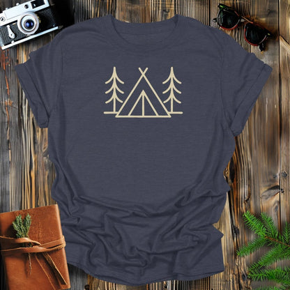 MyDesigns Physical Item S / Dark Heather Simply Tenting T-Shirt