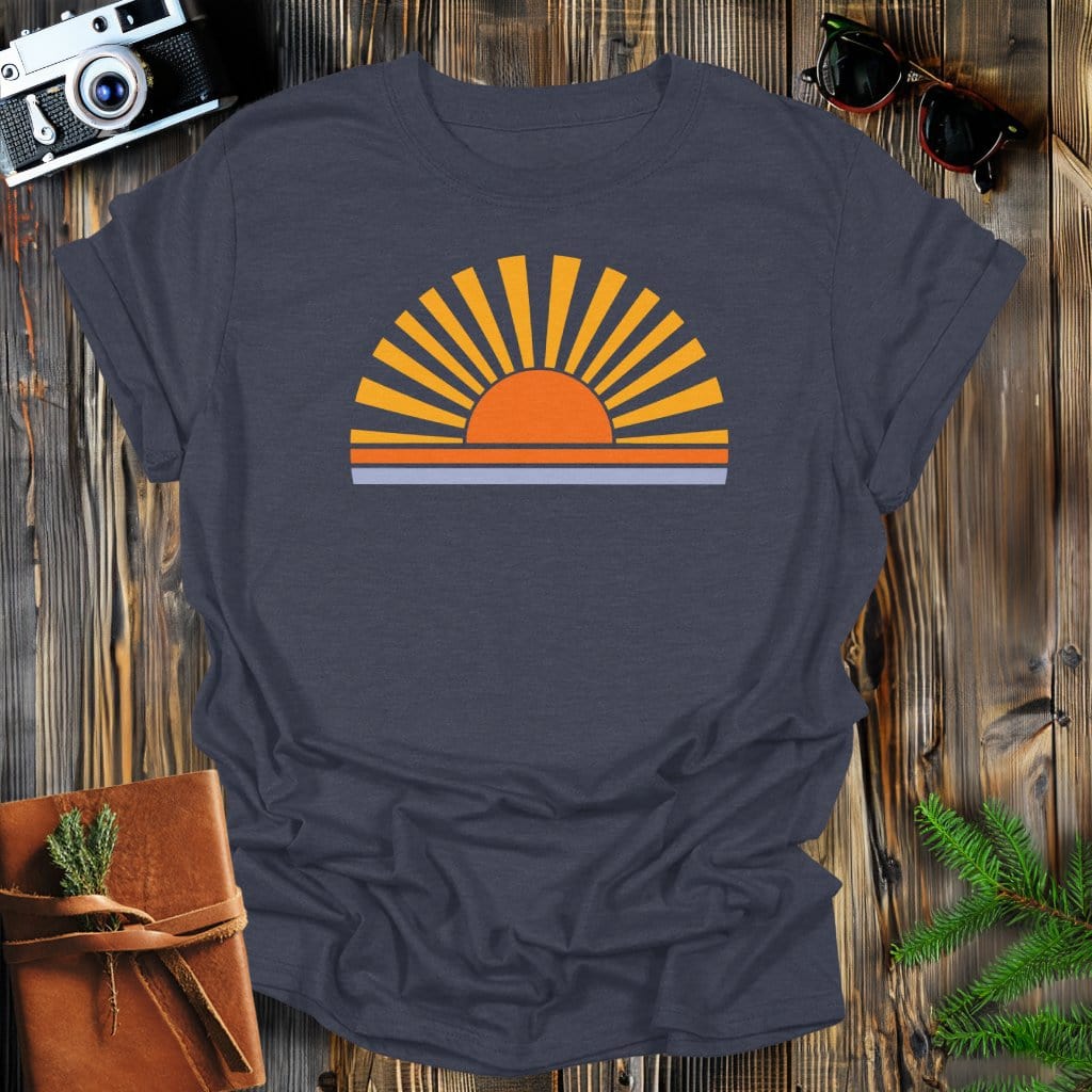 MyDesigns Physical Item S / Dark Heather Sunset Calm T-Shirt