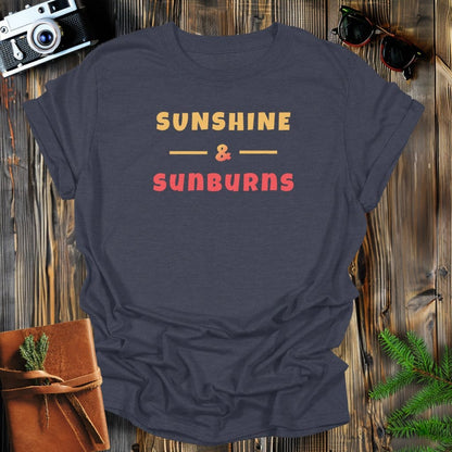 MyDesigns Physical Item S / Dark Heather Sunshine & Sunburns T-Shirt